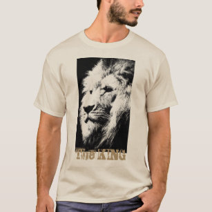 Moderne T-Shirts Moderne moderne Löwenfront
