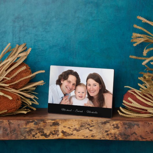 Moderne Tabletop Plaque mit benutzerdefiniertem Fo Fotoplatte (Seite)