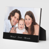 Moderne Tabletop Plaque mit benutzerdefiniertem Fo Fotoplatte (Seite)