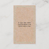 Moderne tadellose DRUCK Visitenkarte (Rückseite)