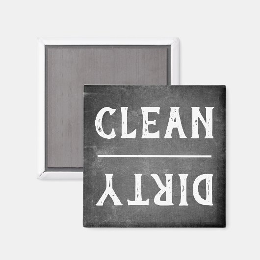 Moderne Tafel-saubere schmutzige Spülmaschine Magnet (Vorderseite/Rückseite)