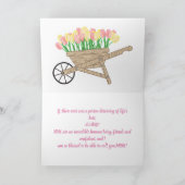 MODERNE TAGESKARTE DANKESKARTE (Innenseite)