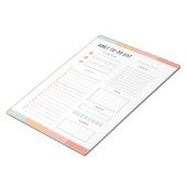 Moderne Tagesübersicht Notizblock (angewinkelt)