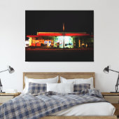 moderne Tankstelle Leinwanddruck (Insitu (Schlafzimmer))