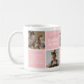 Moderne Tante Tante Tante Foto Collage Rosa Kaffeetasse (Links)