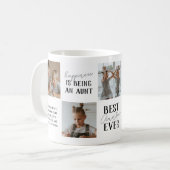 Moderne Tante Tante Tante FotoCollage Kaffeetasse (Vorderseite Links)