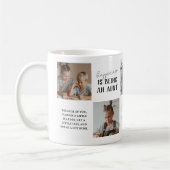 Moderne Tante Tante Tante FotoCollage Kaffeetasse (Links)