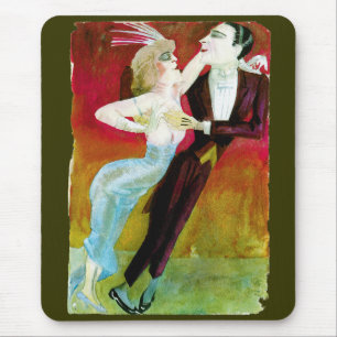 Moderne Tanzen-Paare durch Otto Dix Mousepad