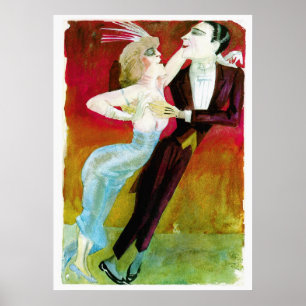 Moderne Tanzen-Paare durch Otto Dix Poster