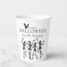 Moderne tanzende Skelette Frohes Halloween