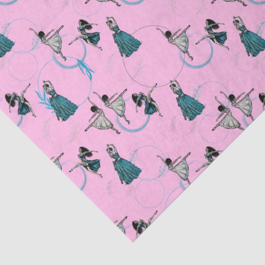 Moderne Tänzer geben Wrap-Set Seidenpapier (Detail)