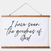 Moderne Tapisserie aus Holz Wandteppich Mit Holzrahmen (Vorne)