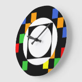 Moderne Target Round (Large Wall Clock) Große Wanduhr (Winkel)