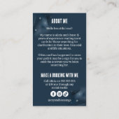 Moderne Tarot Card Readings Visitenkarte (Rückseite)