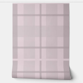 Moderne Tartan Pastell Rosa Muster Tapete