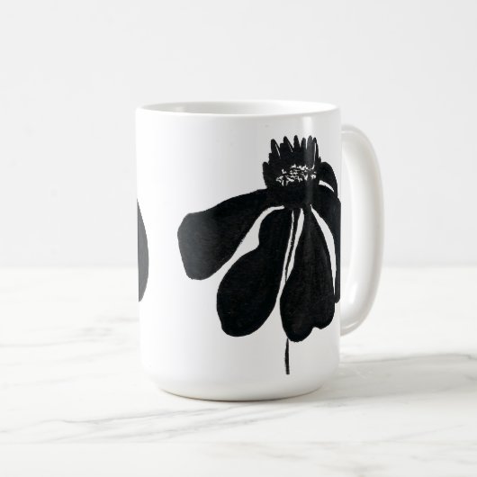 Moderne Tasse der Blume (VorderseiteRechts)