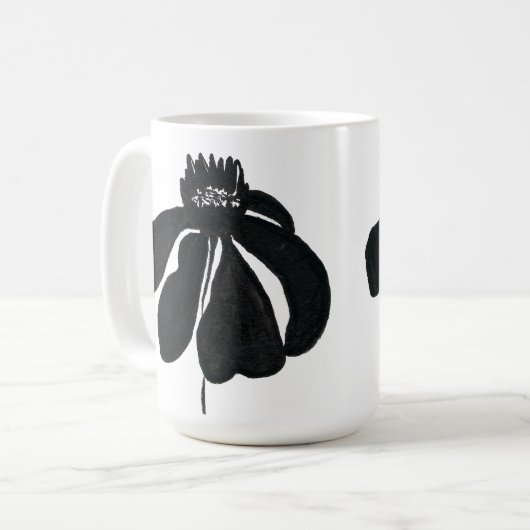 Moderne Tasse der Blume (Vorderseite Links)