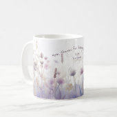 Moderne Tasse der Mama mit handgeschriebenen Schri (Vorderseite Links)