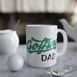 Moderne Tasse des Vatertages für Golfer-Vater