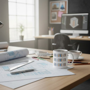 Moderne Tasse für Fassadengestaltung