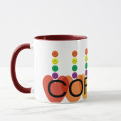 Moderne Tasse für Herzkaffee - Helle & Cheerf (Links)
