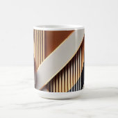 Moderne Tasse von Gold und Geometrie (Mittel)