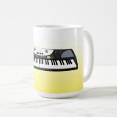 Moderne Tastatur Synth: Modell 3D: Tasse (VorderseiteRechts)