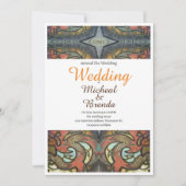 Moderne Tattoo Art Wedding Einladung (Vorderseite)