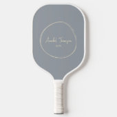 Moderne Taube Gray aus dem Mittelalter | Name des  Pickleball Schläger (Vorderseite)