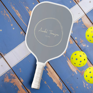 Moderne Taube Gray aus dem Mittelalter   Name des  Pickleball Schläger