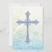 Moderne Taufe Einladung (Rückseite)