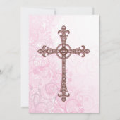 Moderne Taufe Einladung (Rückseite)