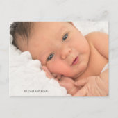 Moderne Taufe Religiöses Foto Einladung Postkarte (Vorderseite)