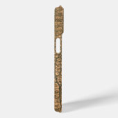 Moderne Taupe Croc Leather Textur Case-Mate iPhone Hülle (Rückseite / Rechts)