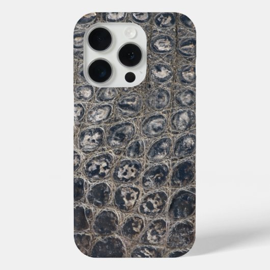 Moderne Taupe Croc Leather Textur Case-Mate iPhone Hülle (Rückseite)