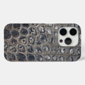 Moderne Taupe Croc Leather Textur Case-Mate iPhone Hülle (Rückseite (Horizontal))