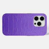 Moderne Taupe Croc Leather Textur Case-Mate iPhone Hülle (Rückseite (Horizontal))