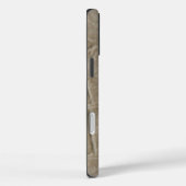 Moderne Taupe Croc Leather Textur Case-Mate iPhone Hülle (Rückseite / Rechts)