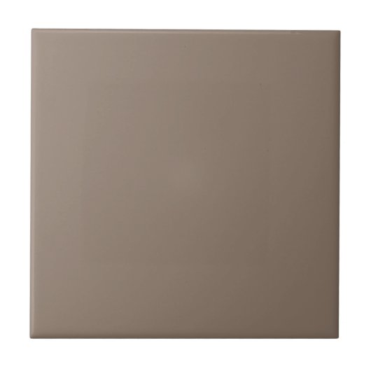 Moderne Taupe-Einfarbig-Farbe Fliese (Vorderseite)