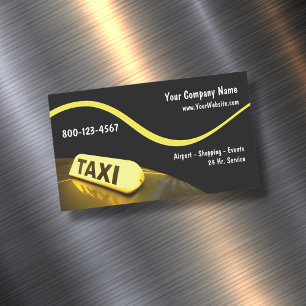 Moderne Taxi-Karten für magnetische Unternehmen Visitenkarte