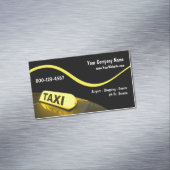 Moderne Taxi-Visitenkarten Magnetische Visitenkarte (Beispiel)