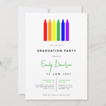 Moderne Teacher Bildung Graduation Party einladen