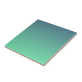 Moderne Teal Mint Grün Ombre Fliese (Seite)