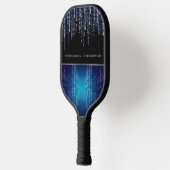 Moderne Tech-Binär-Code-Personalisierte Sportarten Pickleball Schläger (Links)