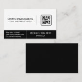 Moderne Technik | QR-Code Visitenkarte (Vorne/Hinten)