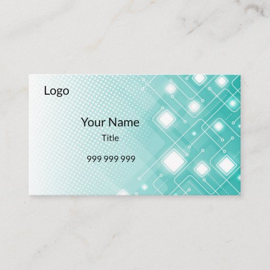Moderne Technik Visitenkarte (Vorderseite)