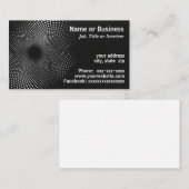 Moderne technische Grafik Visitenkarte (Vorne/Hinten)