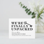 Moderne Technologien haben endlich die Schlüsselbe Ankündigungspostkarte (Stehend Vorderseite)