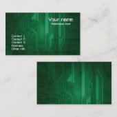Moderne Technologiethema-Visitenkarte Visitenkarte (Vorne/Hinten)