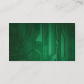 Moderne Technologiethema-Visitenkarte Visitenkarte (Rückseite)